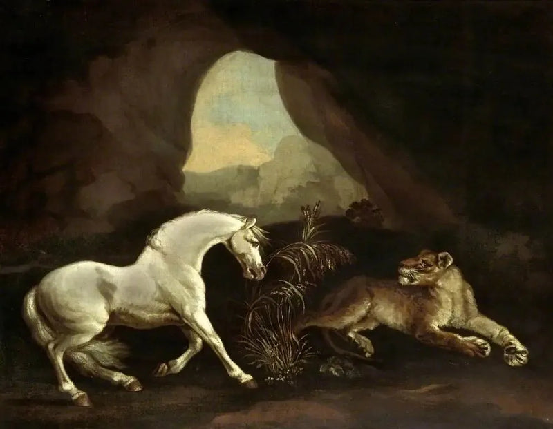 At ve dişi aslan - George Stubbs