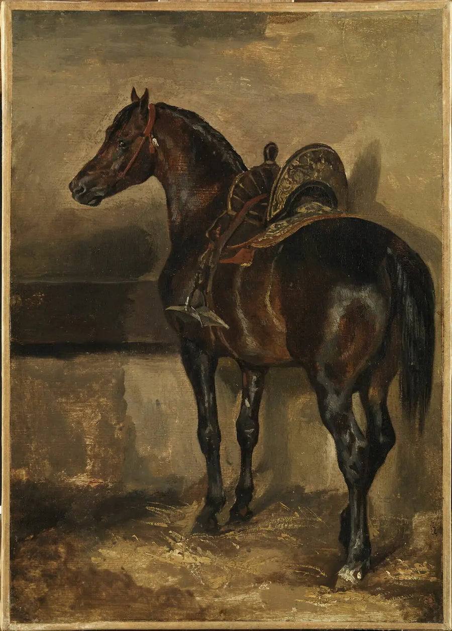 Ahırda Türk Atı - Théodore Géricault