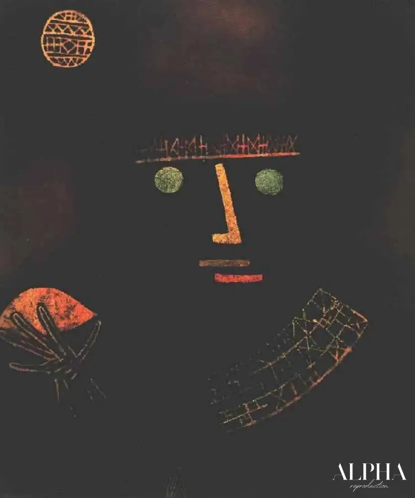 Chevalier noir - Paul Klee - Reproductions de tableaux et peintures haut de gamme