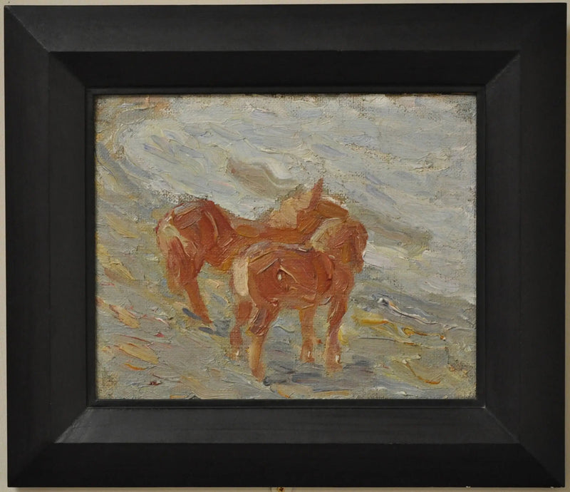 Denizdeki Atlar - Franz Marc
