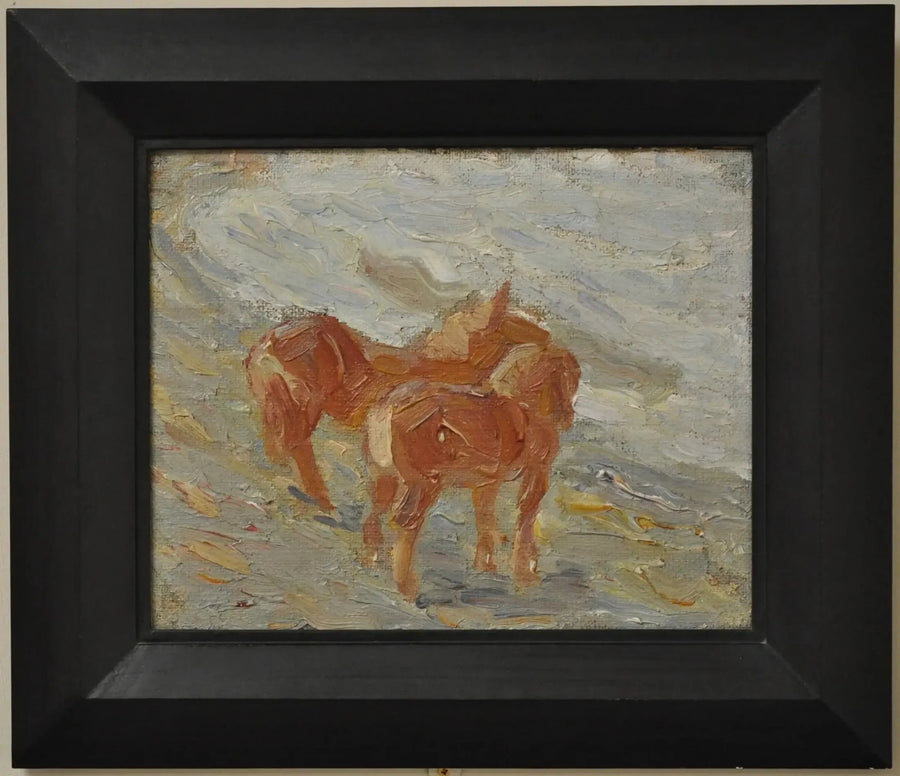 Denizdeki Atlar - Franz Marc