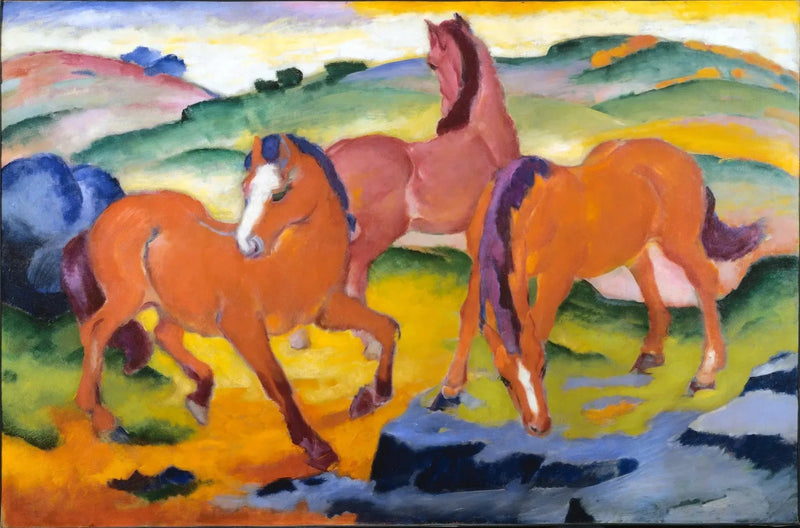 Merada Atlar IV - Franz Marc
