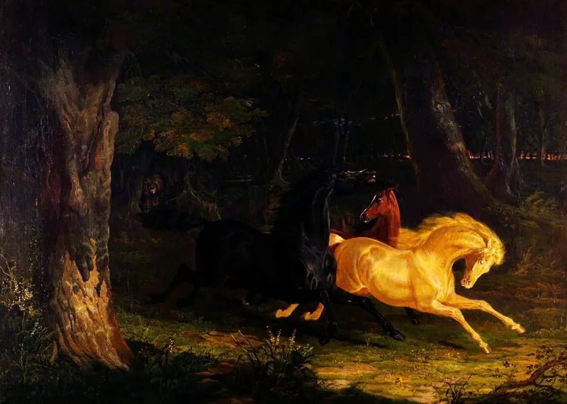 vahşi atlar - John Frederick Herring, Sr.
