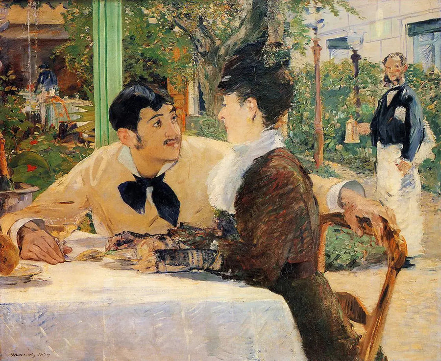 Lathuille Baba'nın Bahçesinde, Açık Hava - Édouard Manet