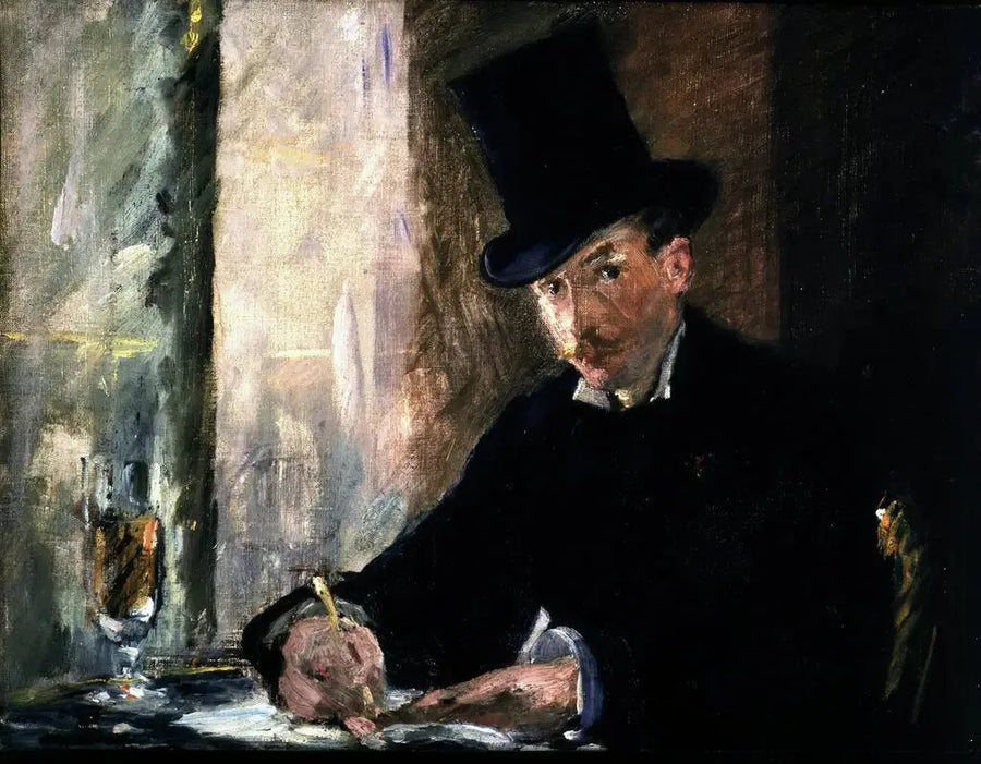 Tortoni'de - Édouard Manet