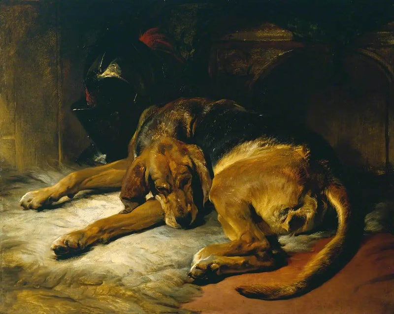 Uyuyan av köpeği - Edwin Henry Landseer