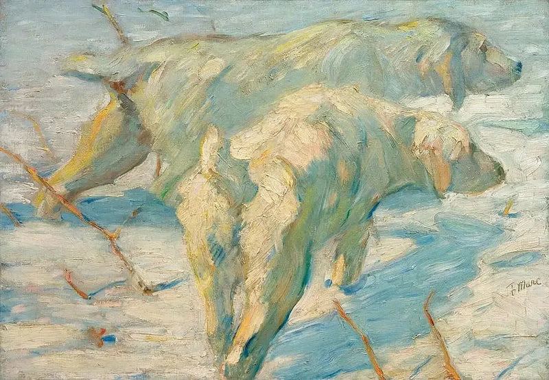 Sibirya Çoban Köpekleri - Franz Marc