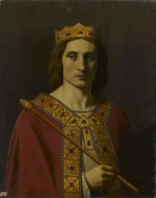 Childéric II (yaklaşık 653-675), Austrasia, Neustrie ve Bourgogne kralı - Émile Signol