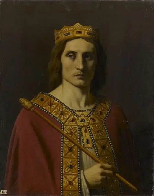 Childéric II (yaklaşık 653-675), Austrasia, Neustrie ve Bourgogne kralı - Émile Signol
