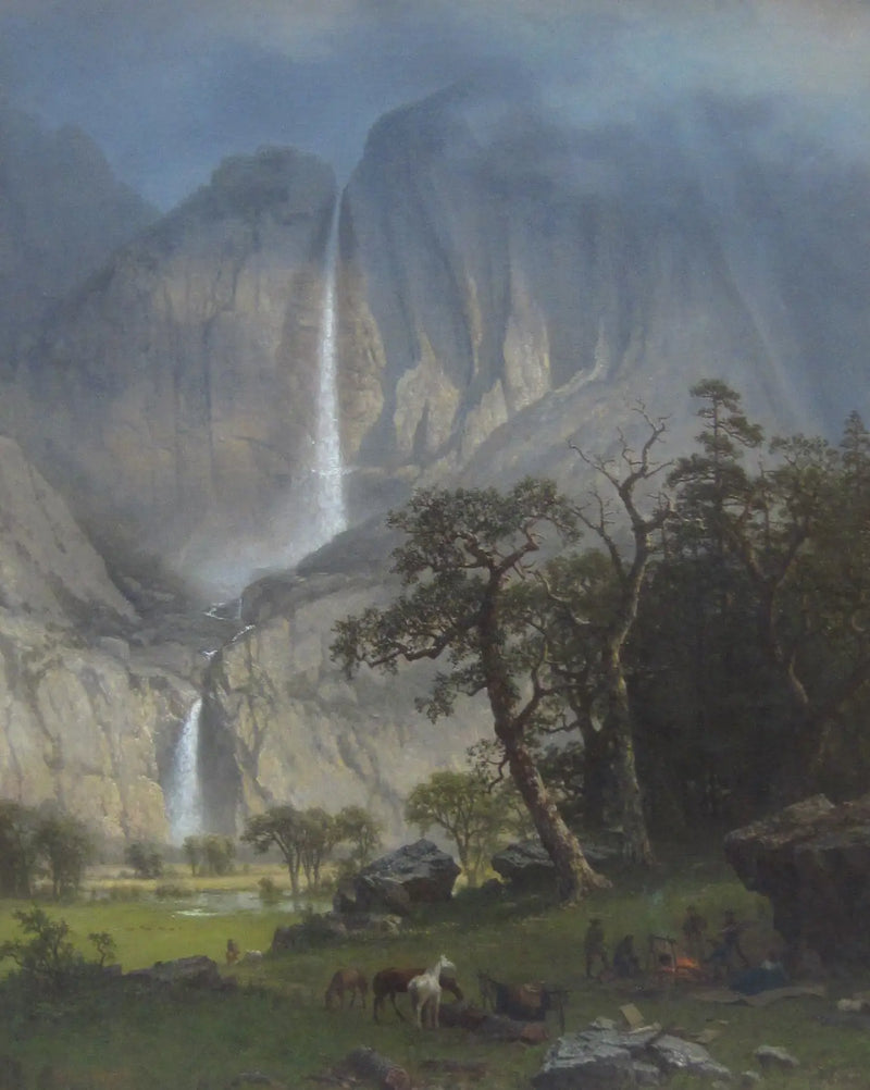 Cho-looke, Yosemite Şelalesi - Albert Bierstadt
