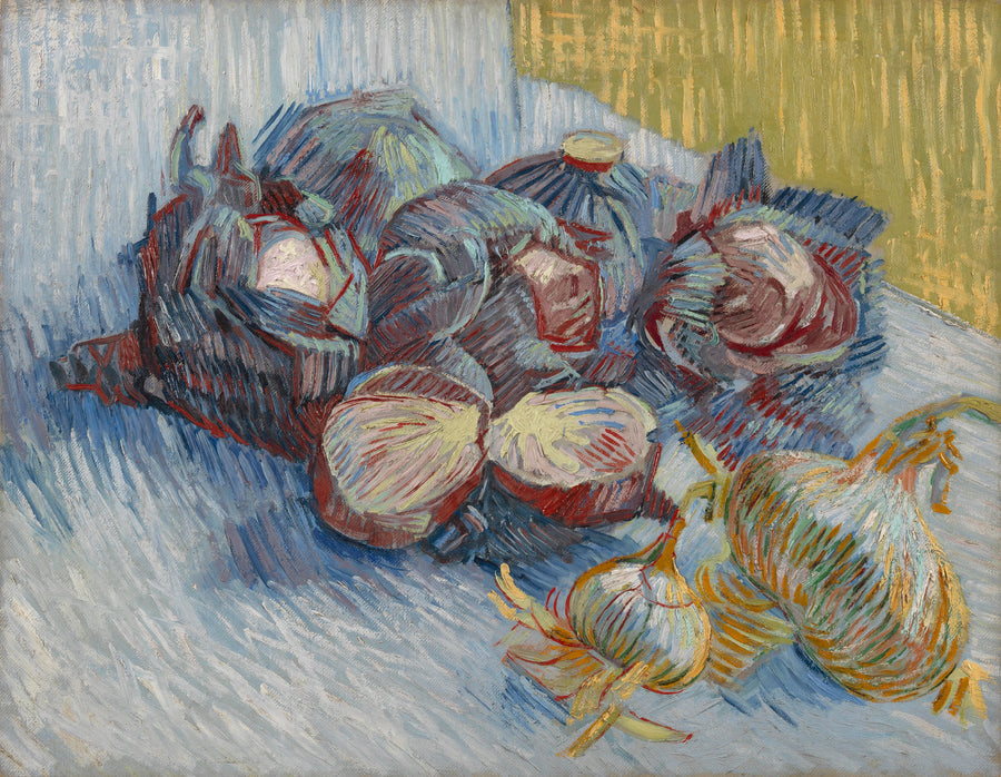 Kırmızı Kömürler ve Sarımsak - Vincent van Gogh