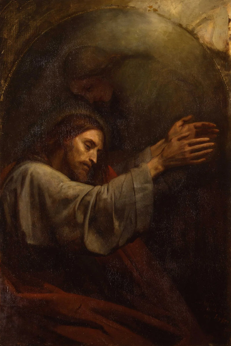 Christ Gethsemane'da - Ary Scheffer