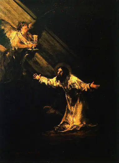 Zeytin Ağaçları Bahçesinde İsa - Francisco de Goya
