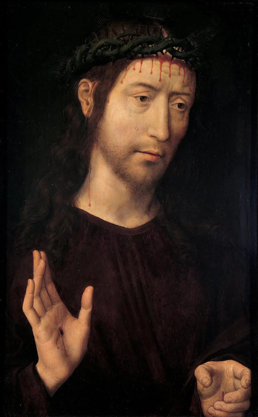 İsa'nın kutsaması - Hans Memling