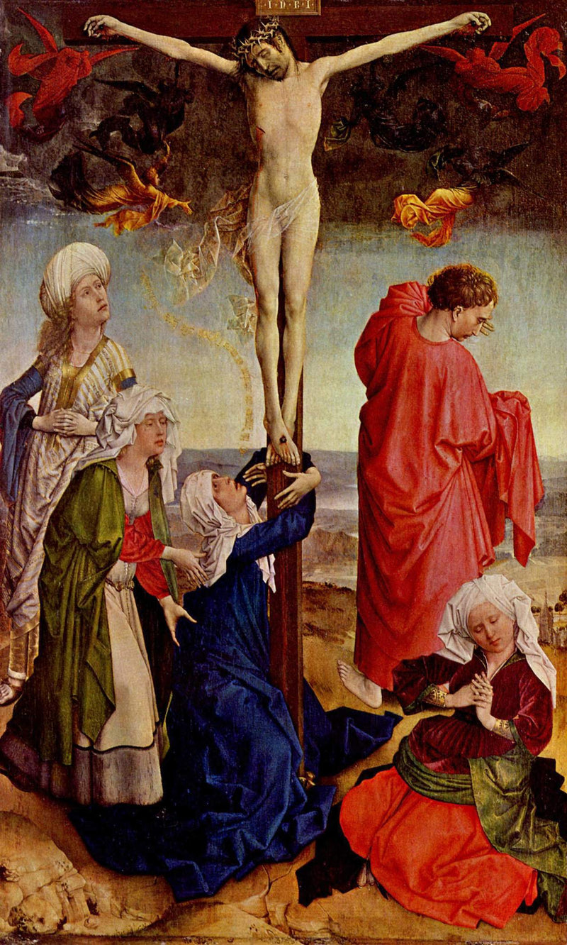 İsa Çarmıhta - Robert Campin