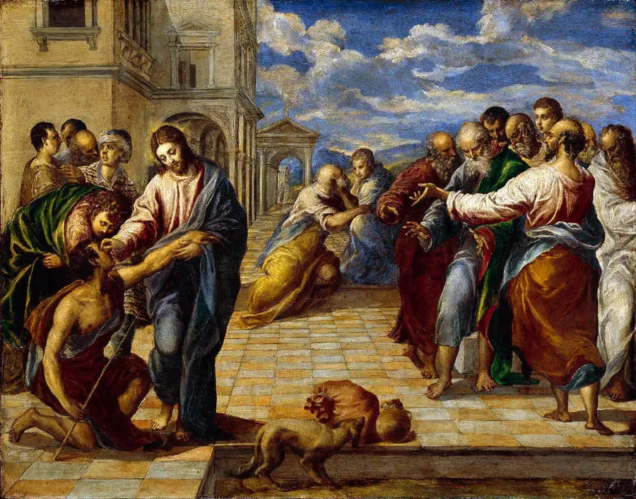 İsa Körleri İyileştiriyor - El Greco
