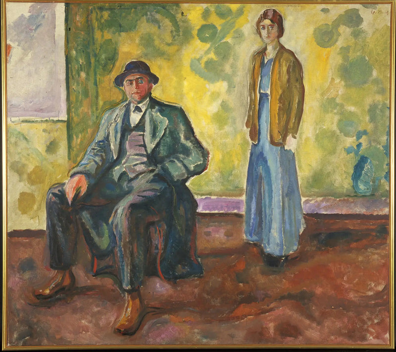 Christian ve Hjørdis Gierløff - Edvard Munch