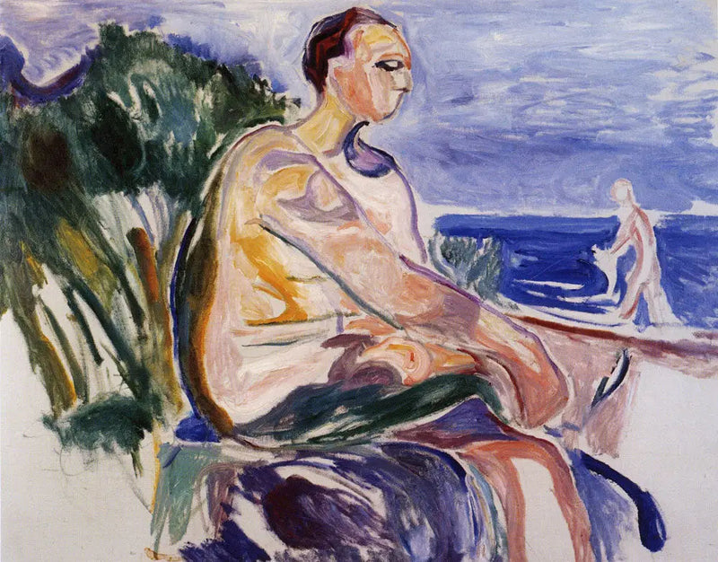 Christian Gierløff Åsgårdstrand'da - Edvard Munch
