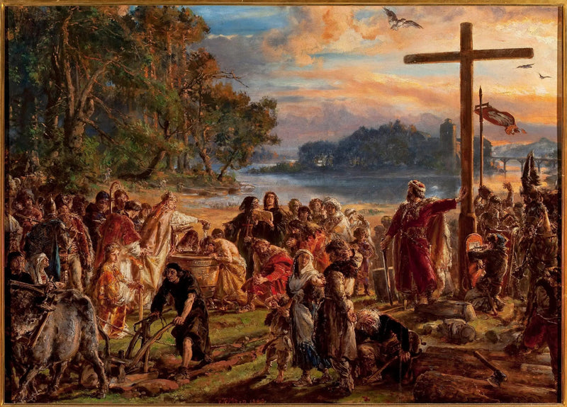 Polonya'nın Hristiyanlaştırılması 966 sonrası MS - Jan Matejko