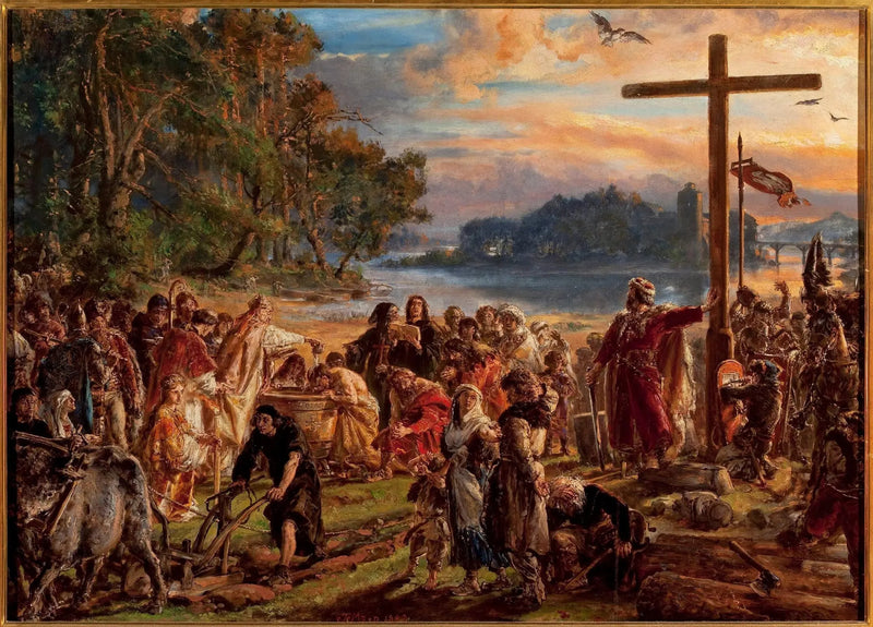 Polonya'nın Hristiyanlaştırılması 966 sonrası MS - Jan Matejko