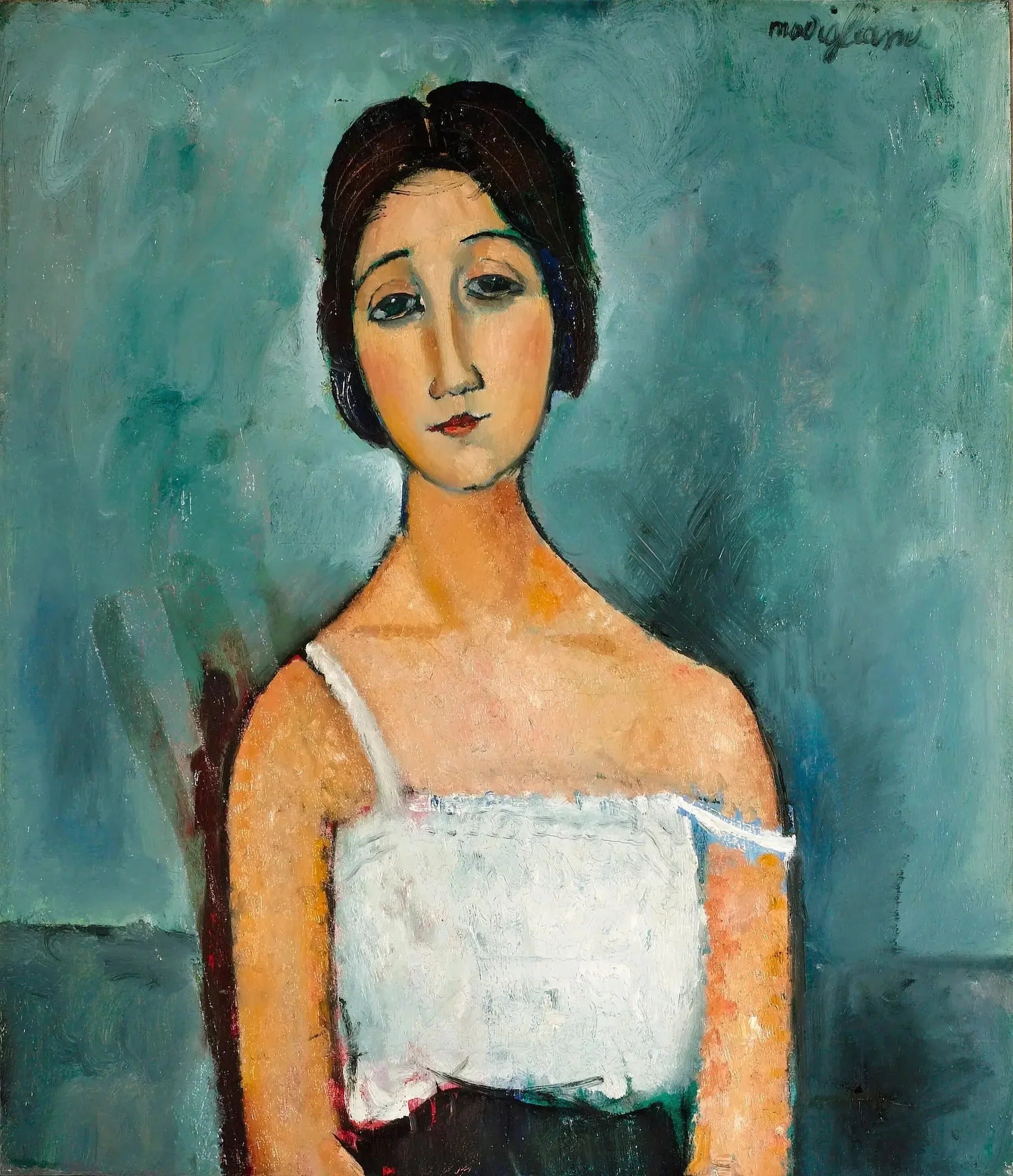 Christine - Amedeo Modigliani image 1 reproduction d’œuvre d’art à l’huile