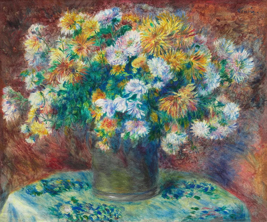 Krisantemler - Pierre-Auguste Renoir