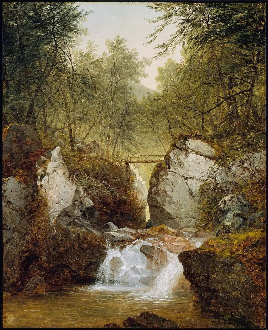 Bash-Bish Şelaleleri, Massachusetts - John Frederick Kensett