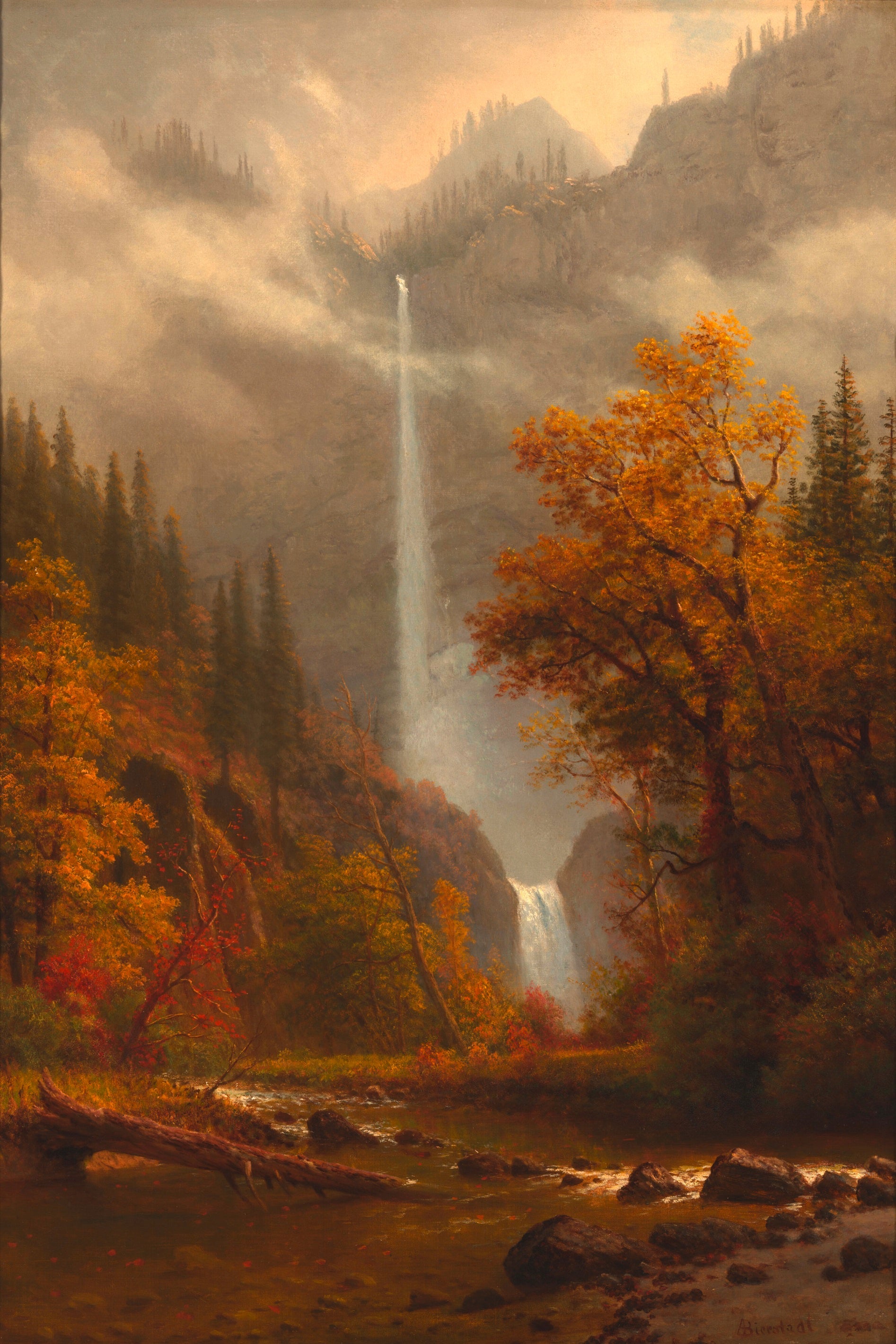 Chutes de Multnomah - Albert Bierstadt