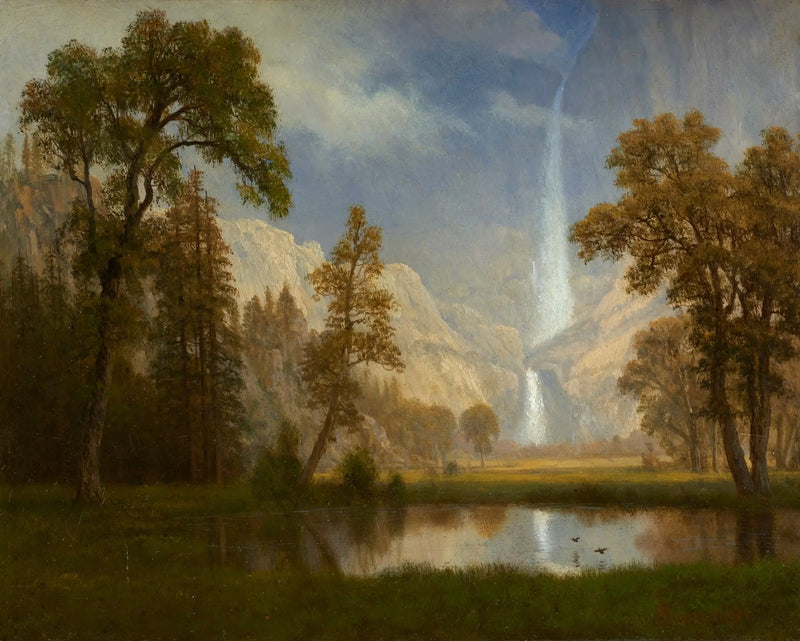 Yosemite Şelaleleri - Albert Bierstadt