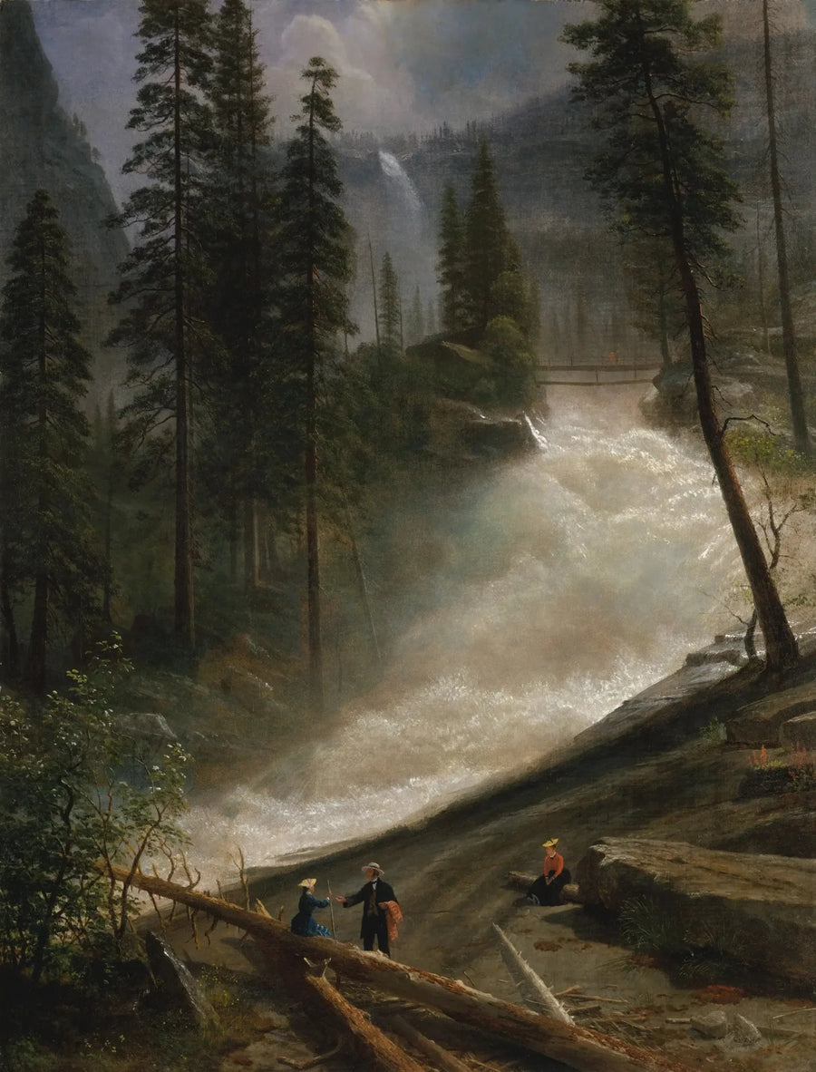 Nevada Şelaleleri, Yosemite - Albert Bierstadt