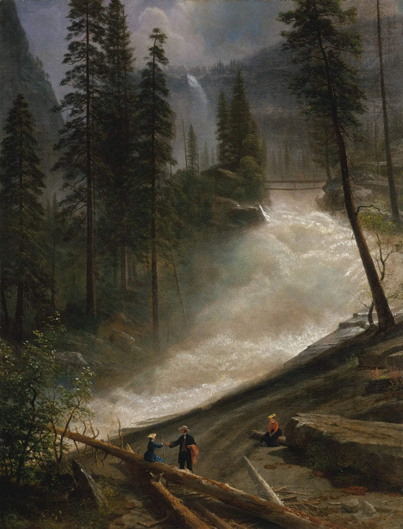 Nevada Şelaleleri, Yosemite - Albert Bierstadt