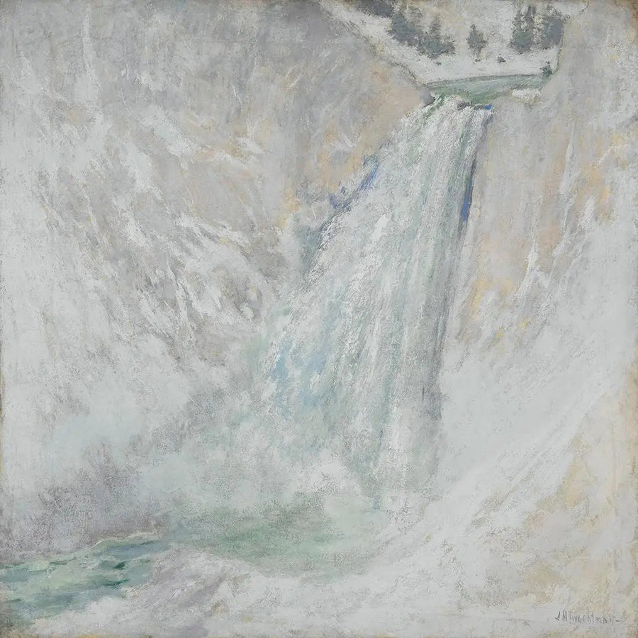 Yellowstone Alt Düşüşleri - John Henry Twachtman