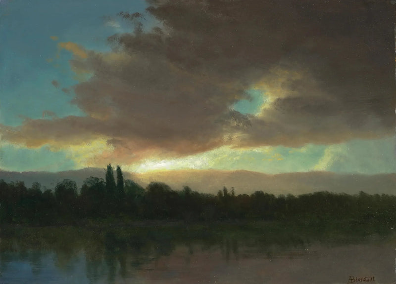 Akşam Gökyüzü - Albert Bierstadt