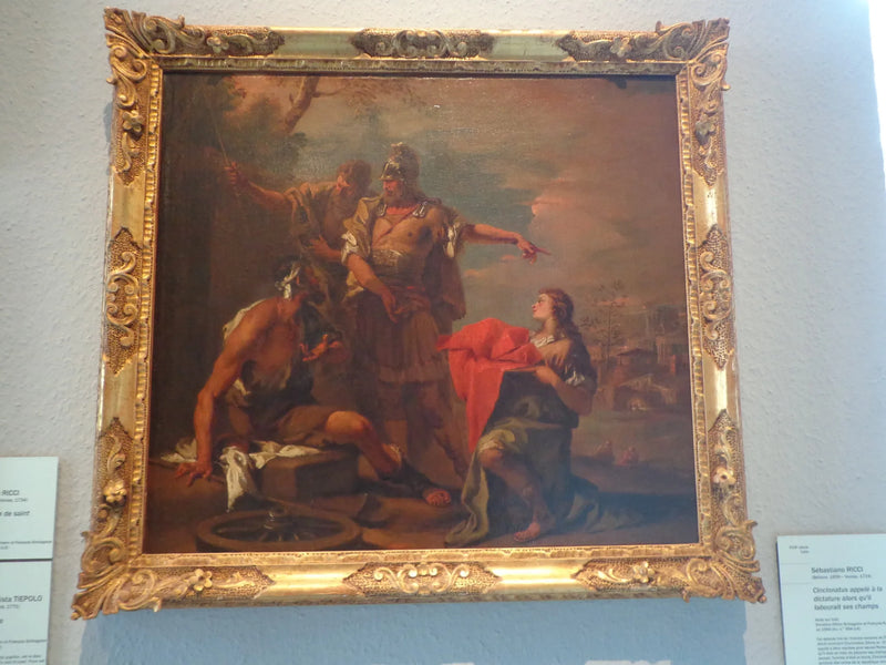 Cincinnatus çağrıldı sahadan - Sebastiano Ricci