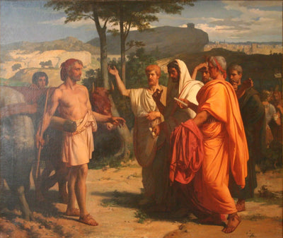 Cincinnatus recevant les ambassadeurs chargés de lui porter les insignes de la dictature - Alexandre Cabanel - Alpha