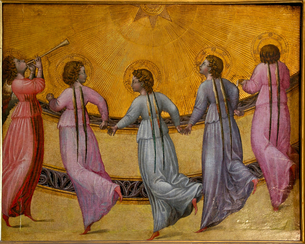 Cinq anges dansant - Giovanni di Paolo - Alpha Reproduction