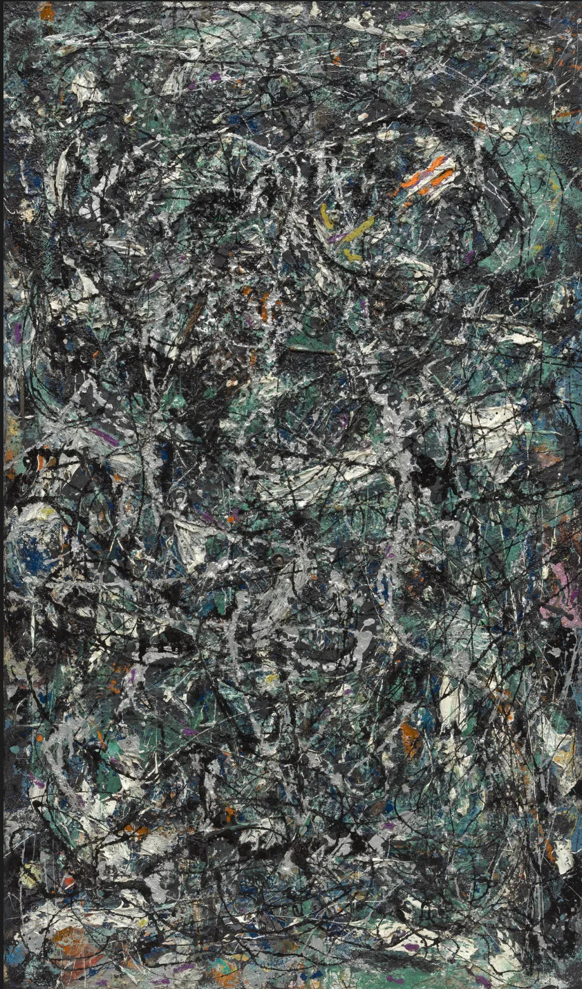 Cinq brasses complètes - Jackson Pollock image 1 reproduction de peinture à l’huile