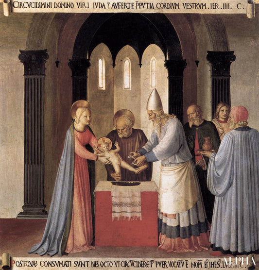 Circoncision - Fra Angelico - Reproductions de tableaux et peintures haut de gamme