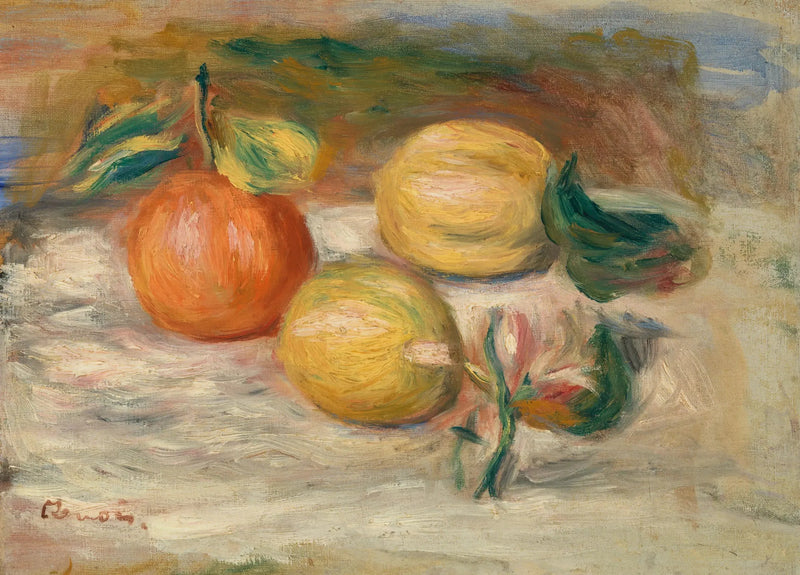 Limonlar ve Portakal (Limonlar ve portakal) - Pierre-Auguste Renoir