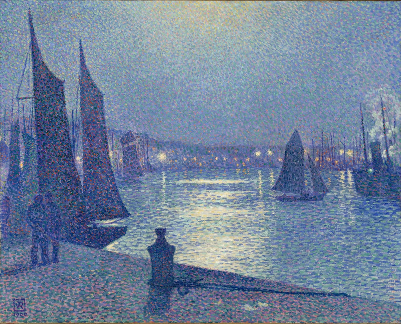 Boulogne-sur-Mer'de Ay Işığı - Théodore van Rysselberghe