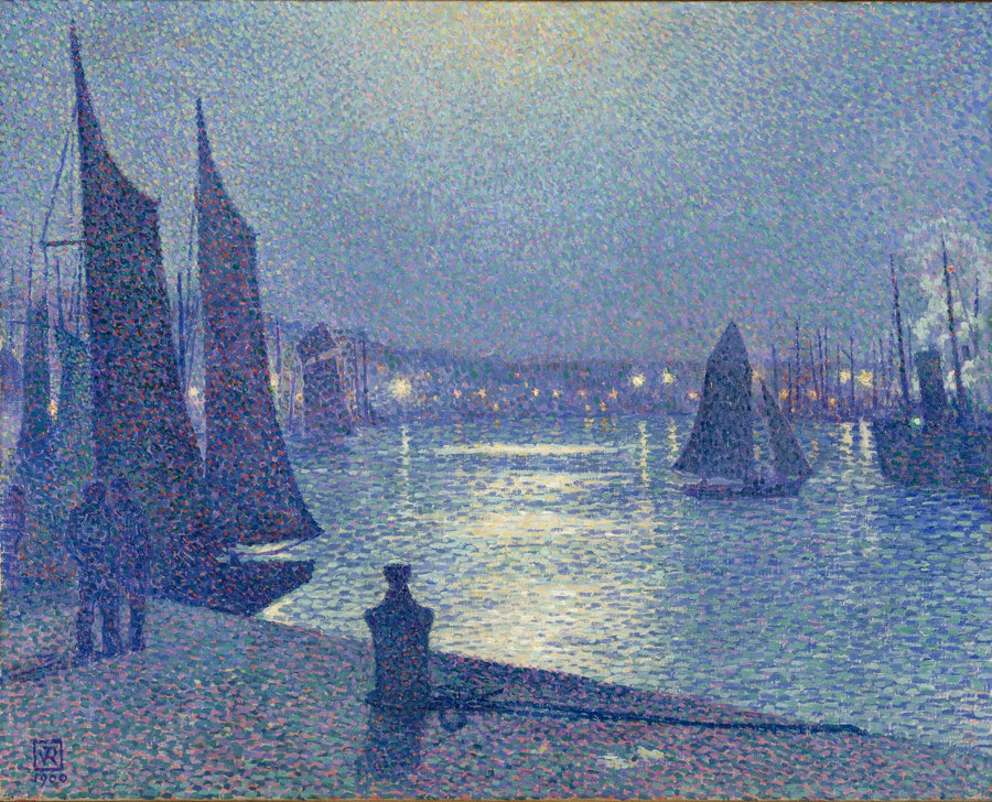 Boulogne-sur-Mer'de Ay Işığı - Théodore van Rysselberghe