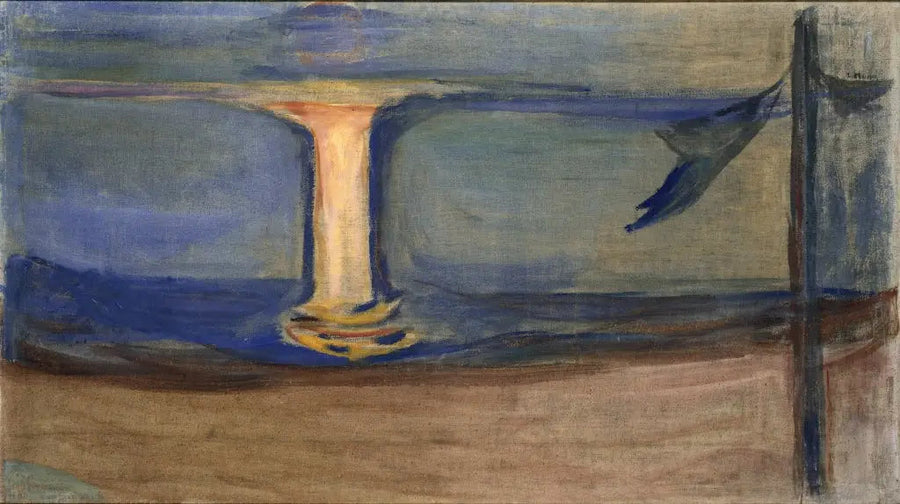 Deniz Üzerinde Ay Işığı (Frise Reinhardt) - Edvard Munch