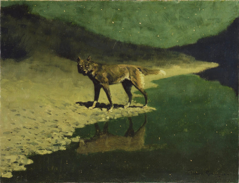 Clair de lune, kurt - Frederic Remington