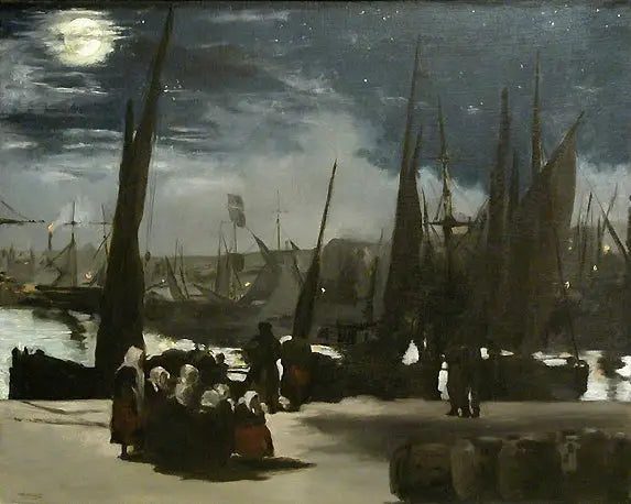 Boulogne Limanı'nda Ay Işığı - Édouard Manet