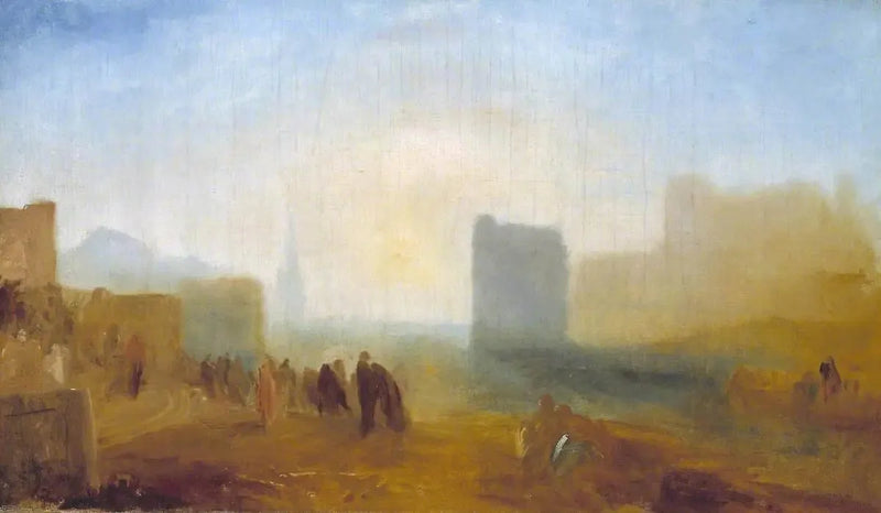 Klasik Liman Manzarası; muhtemelen Le Havre - J. M. W. Turner'a dayanmaktadır