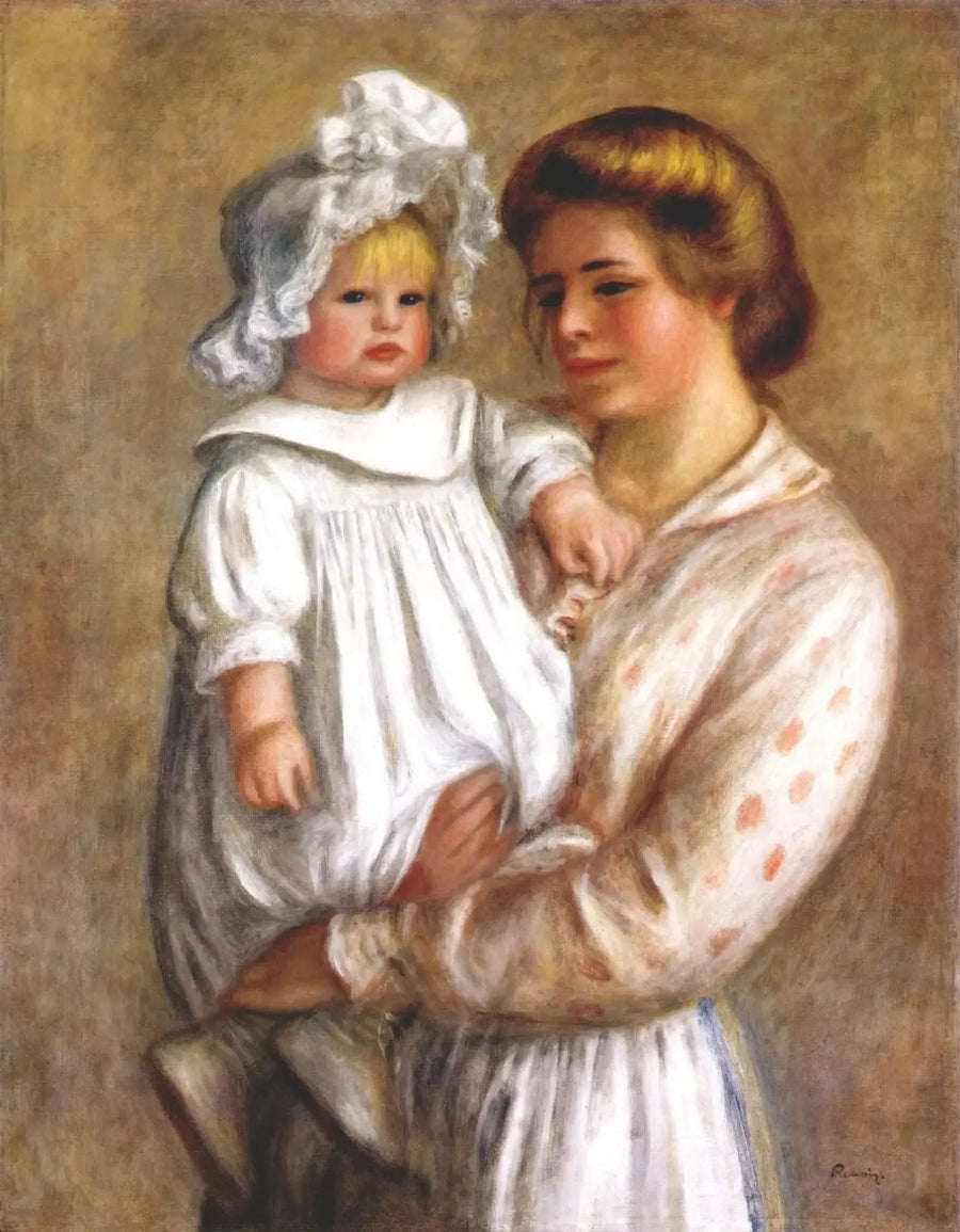 Claude ve Renée - Pierre-Auguste Renoir