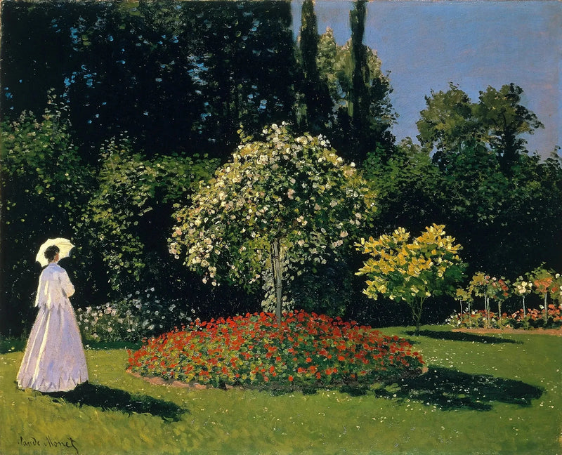 Bahçedeki Kadın (Sainte-Adresse) W68 - Claude Monet