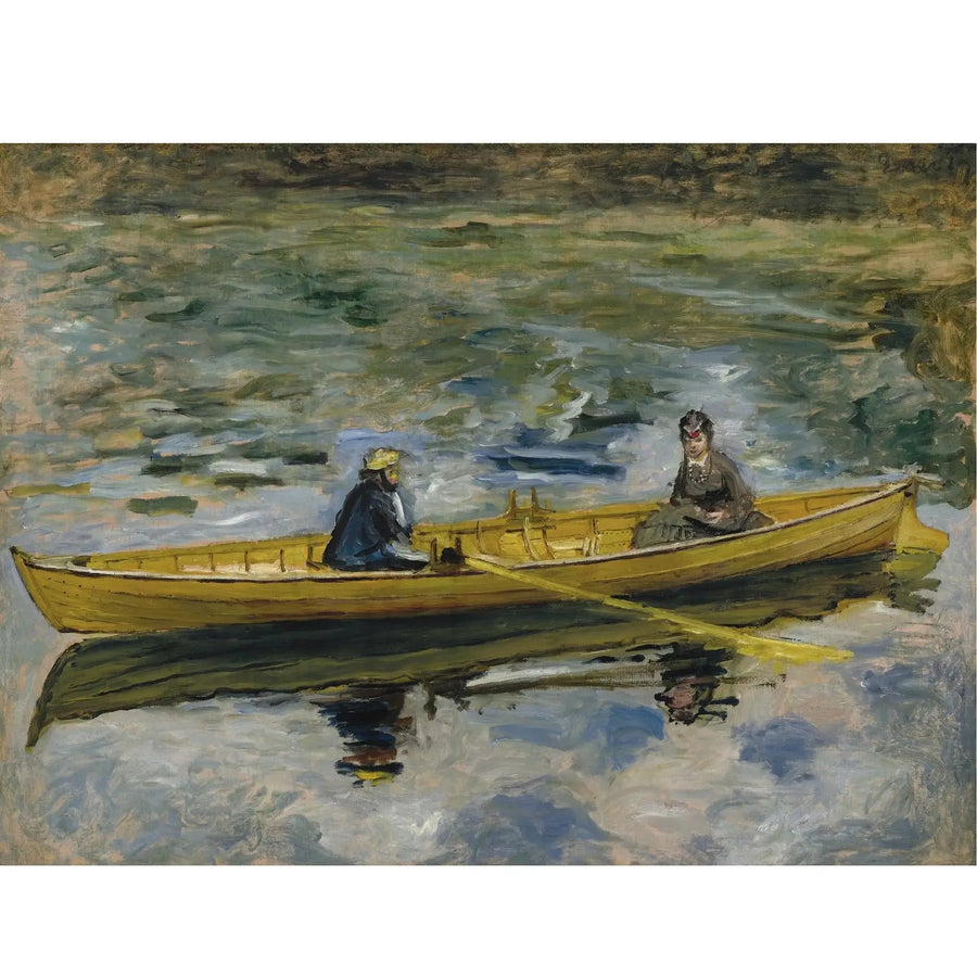 Claude Monet ve Mme Henriot - Pierre-Auguste Renoir