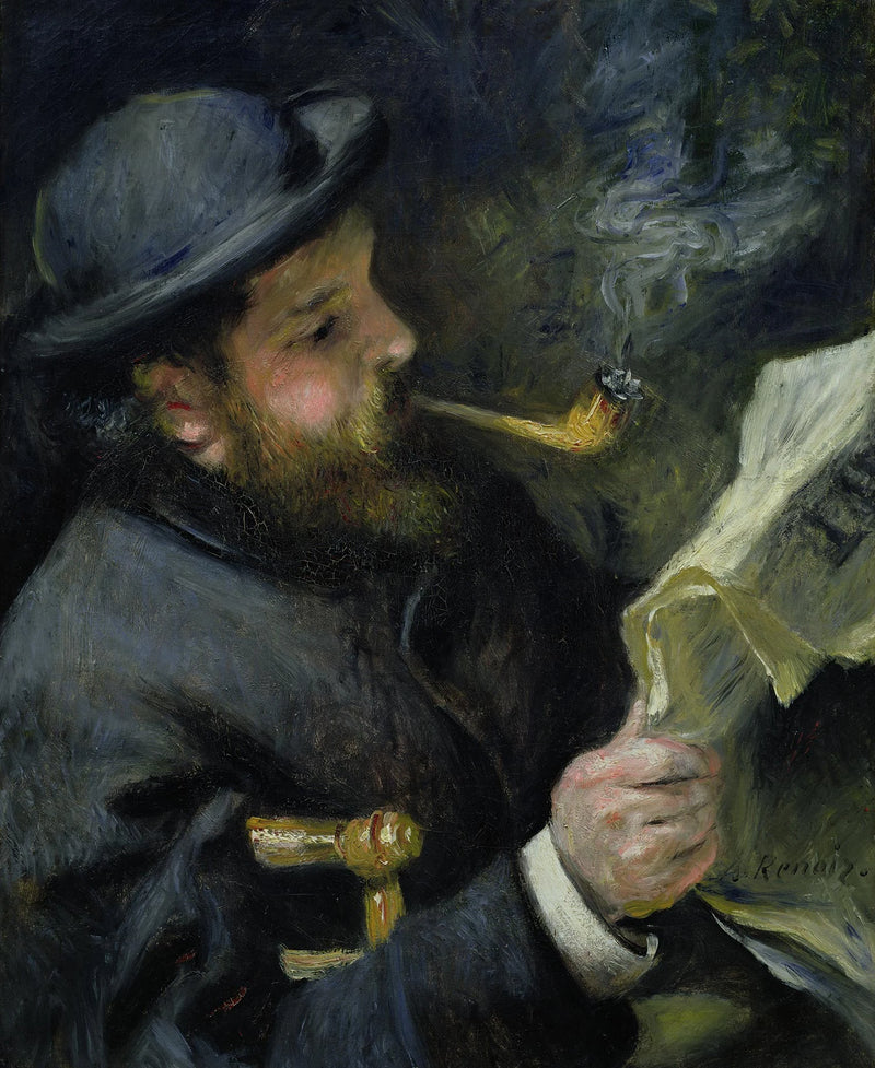 Claude Monet Portresi - Pierre-Auguste Renoir