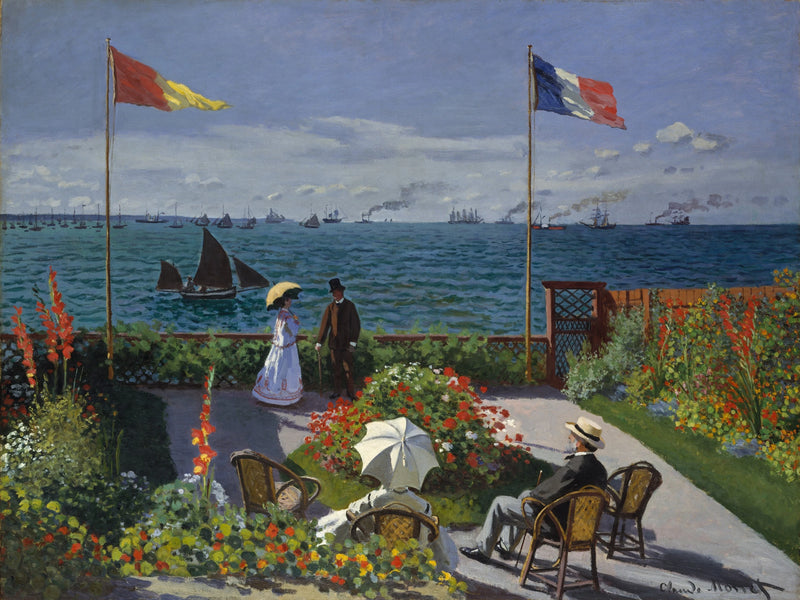 Sainte-Adresse W95'teki Teras - Claude Monet